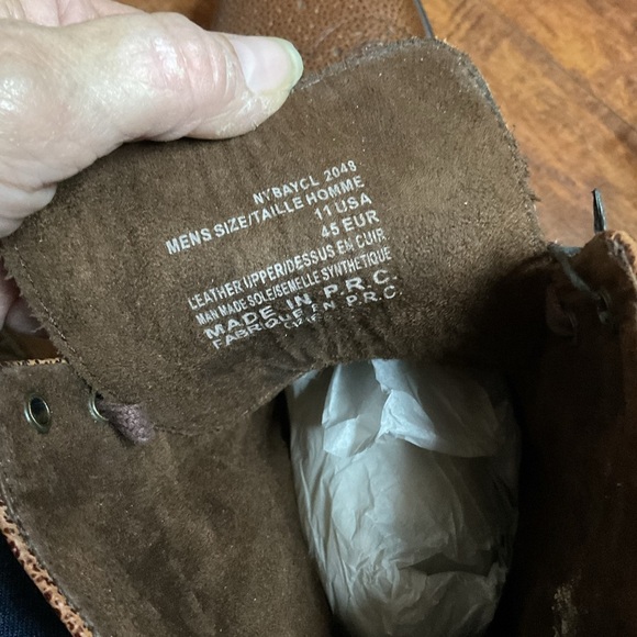 Marc NY by Andrew Marc Baycliff brown leather wingtip chukka boots 11 NWT main image 9